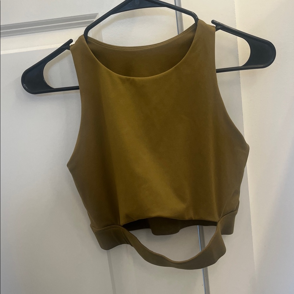 Chic Mustard Crop Top